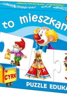 Puzzle edukacyjne: Czyje to mieszkanko?, Adamigo