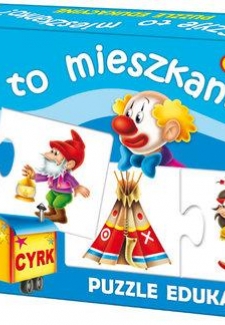 Puzzle edukacyjne: Czyje to mieszkanko?, Adamigo