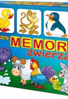 Gra planszowa: Memory zwierzaki, Adamigo